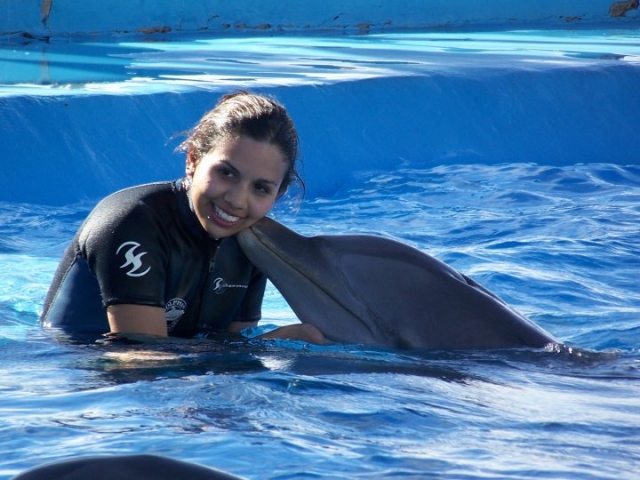 Dolphin kisses 